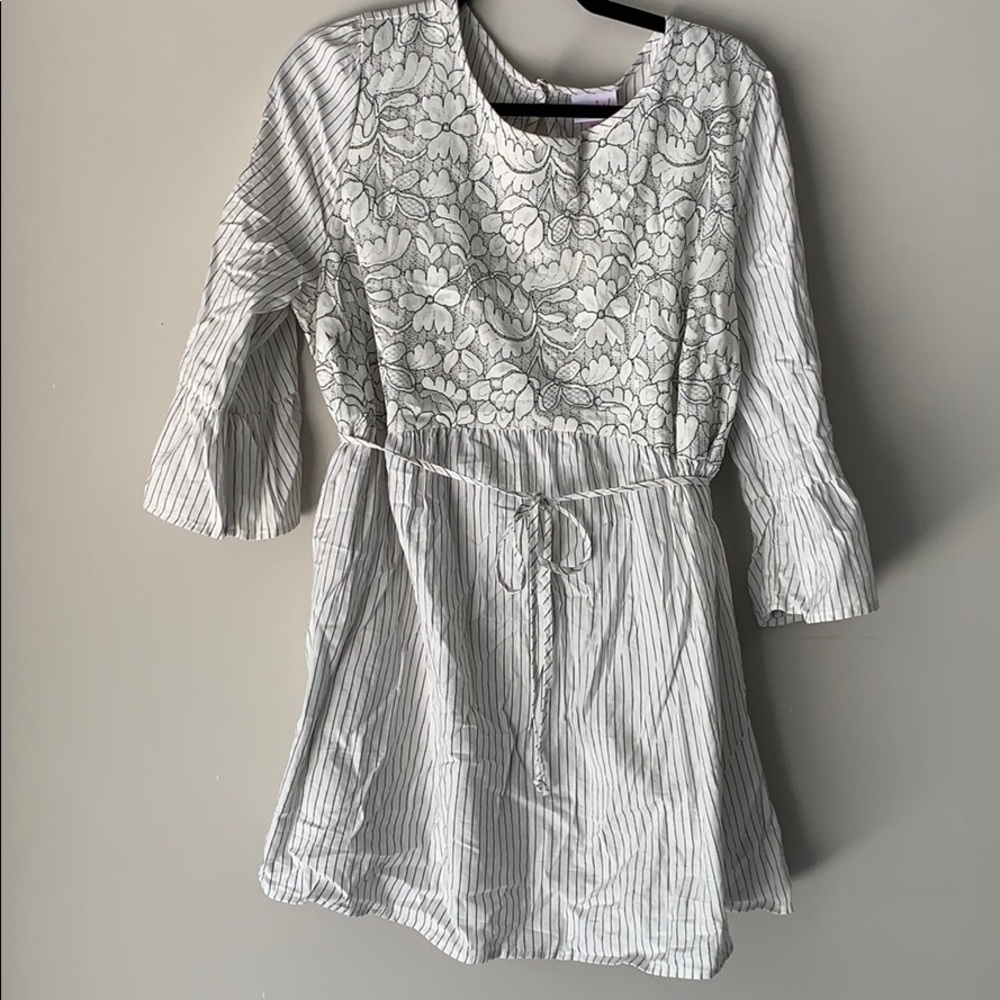 Isabel maternity - black and white top